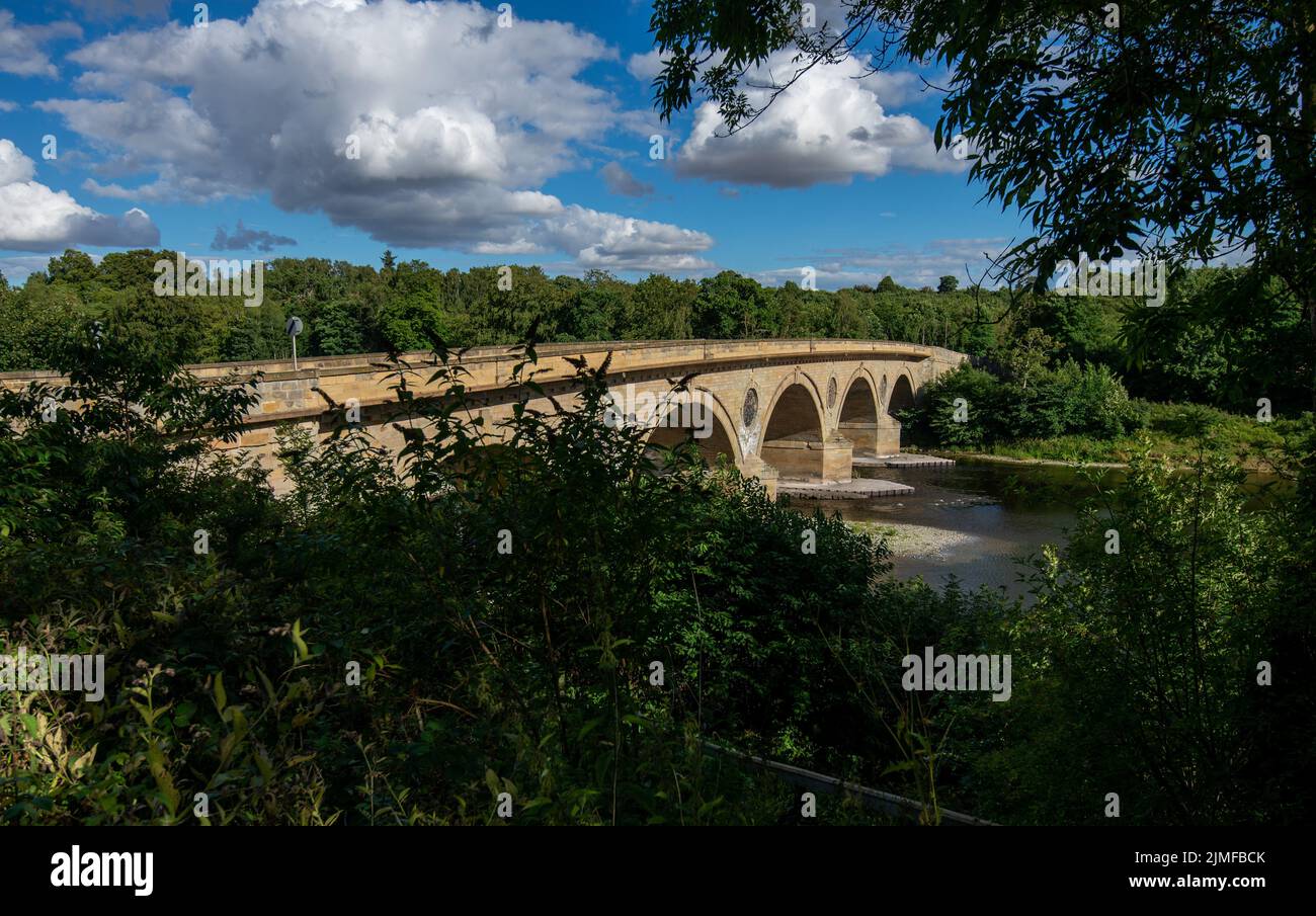 Coldstream Bridge the crossing of the Scottish Border. It was here that