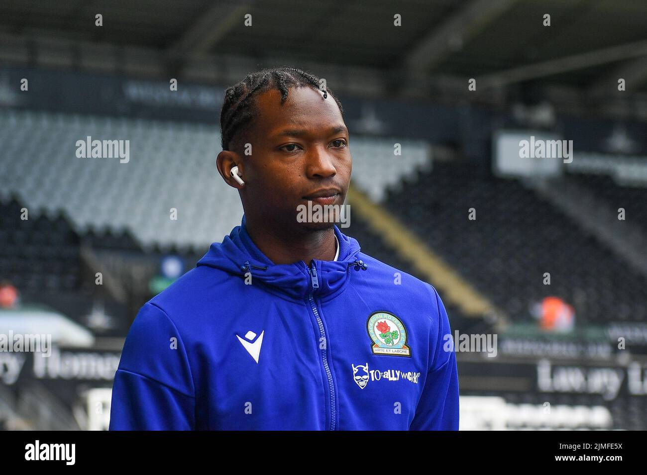 Tyrhys Dolan (10) of Blackburn Rovers arrives at Swansea.com stadium Stock  Photo - Alamy