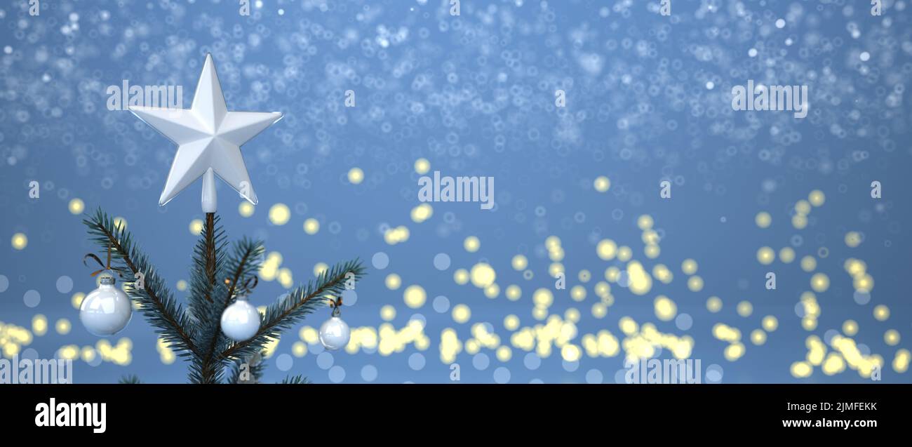 Christmas Tree Star Stock Photo - Alamy