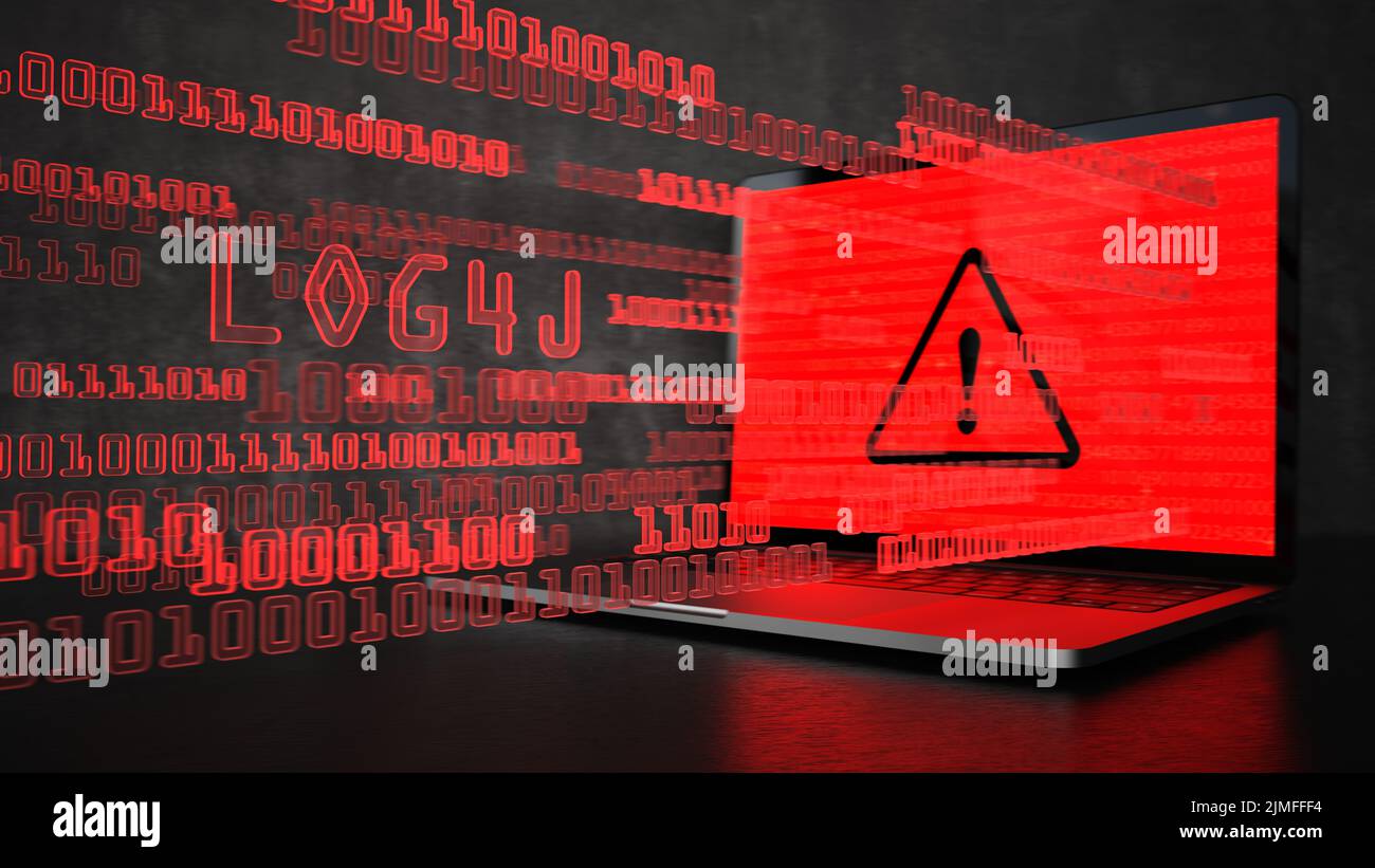 Notebook Security Vulnerability Log4J Stock Photo Alamy