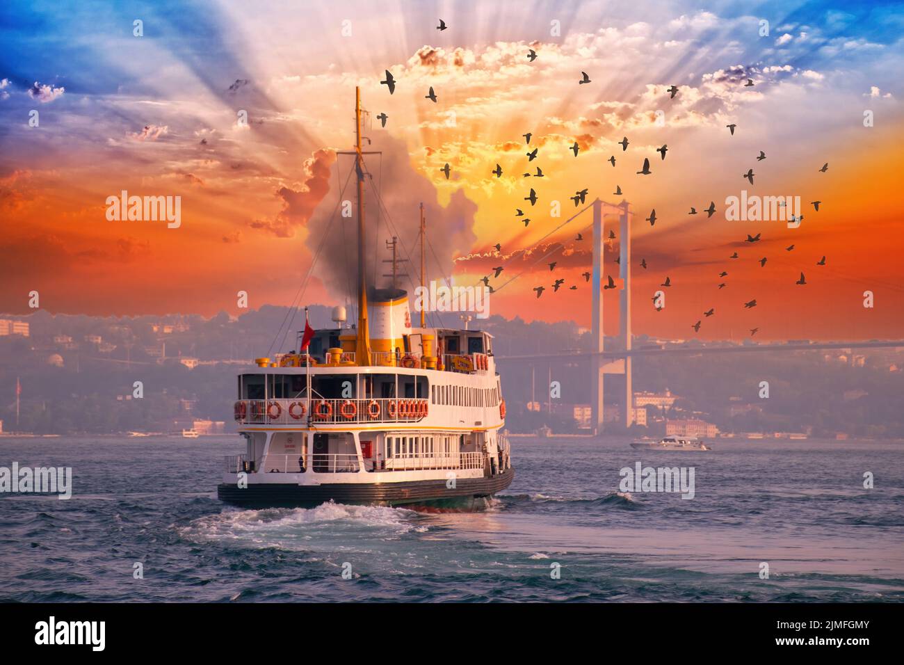 Cruise ship smoke stack hi-res stock photography and images - Alamy