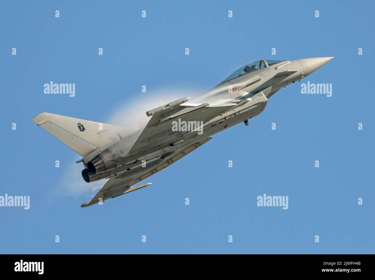 Italian Air Force Eurofighter EF2000A at the Royal International Air Tattoo Stock Photo