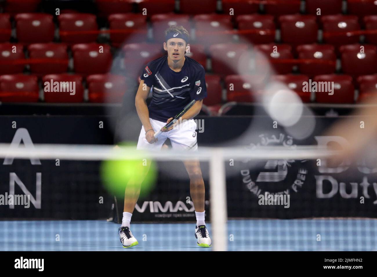 Alex de Minaur vs Jannik Sinner, 2020 Sofia Open, ATP 250 Stock Photo Alamy