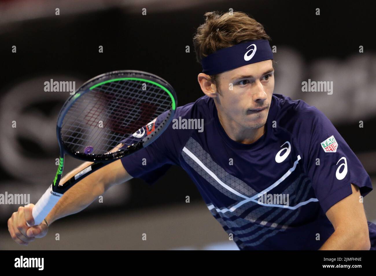 Alex de Minaur vs Jannik Sinner, 2020 Sofia Open, ATP 250 Stock Photo Alamy