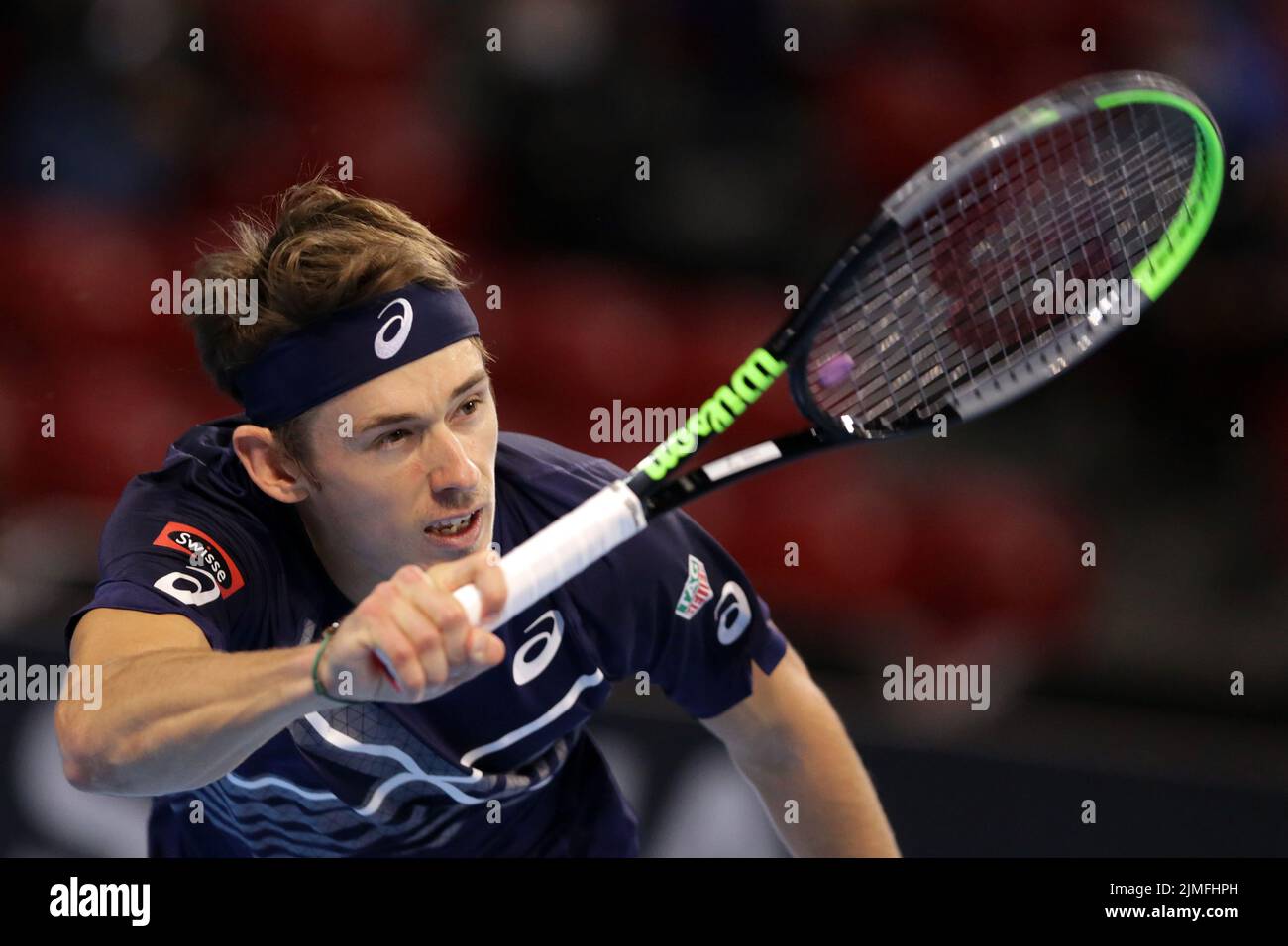 Alex de Minaur vs Jannik Sinner, 2020 Sofia Open, ATP 250 Stock Photo Alamy