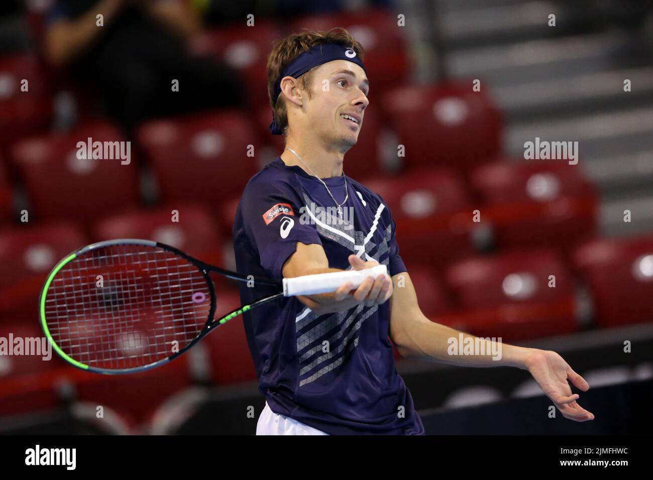 Alex de Minaur vs Jannik Sinner, 2020 Sofia Open, ATP 250 Stock Photo Alamy