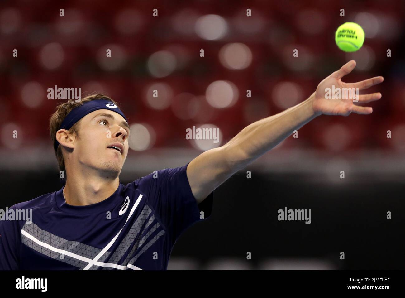 Alex de Minaur vs Jannik Sinner, 2020 Sofia Open, ATP 250 Stock Photo Alamy