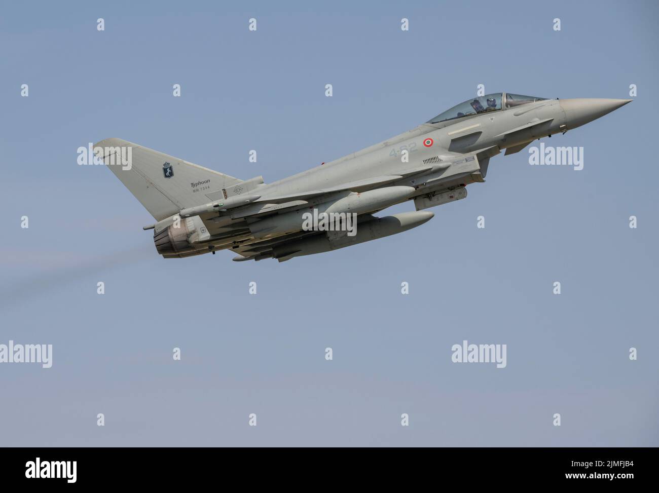 Italian Air Force Eurofighter EF2000A at the Royal International Air Tattoo Stock Photo