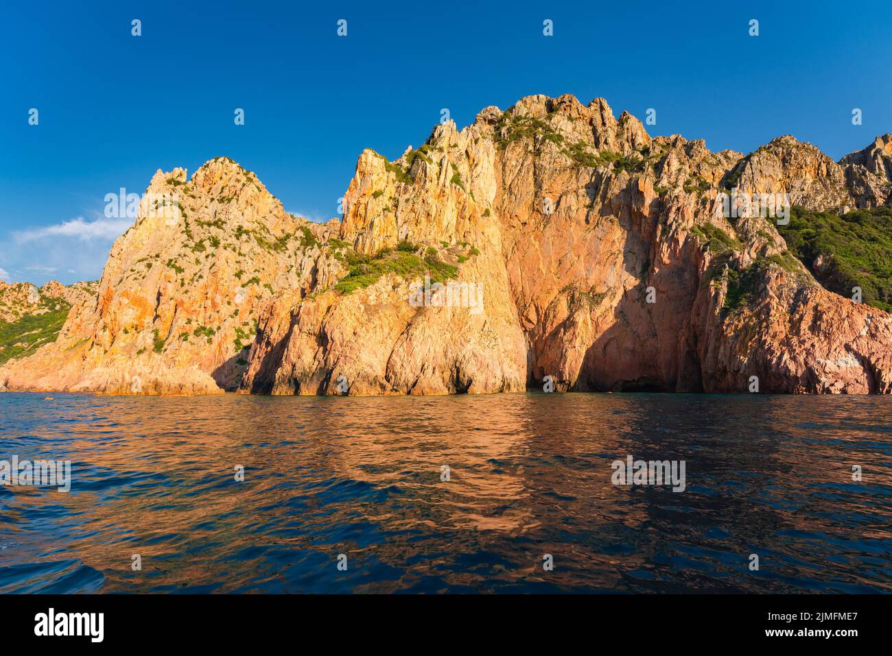 Scandola Natural Reserve, Corsica Island. Seascape, south France Stock Photo