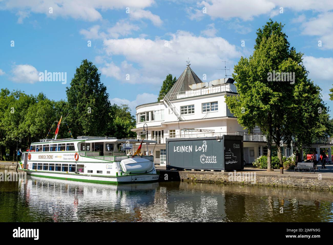 Deutschland, Nordrhein-Westfalen, Mühlheim an der Ruhr, Wasserbahnhof ...