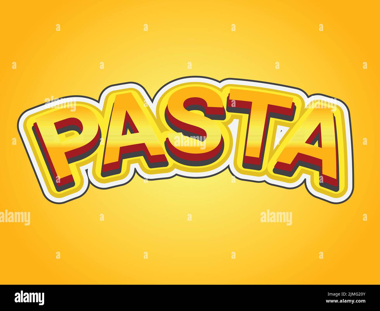 text effect template with 3d bold style use for log Stock Vector