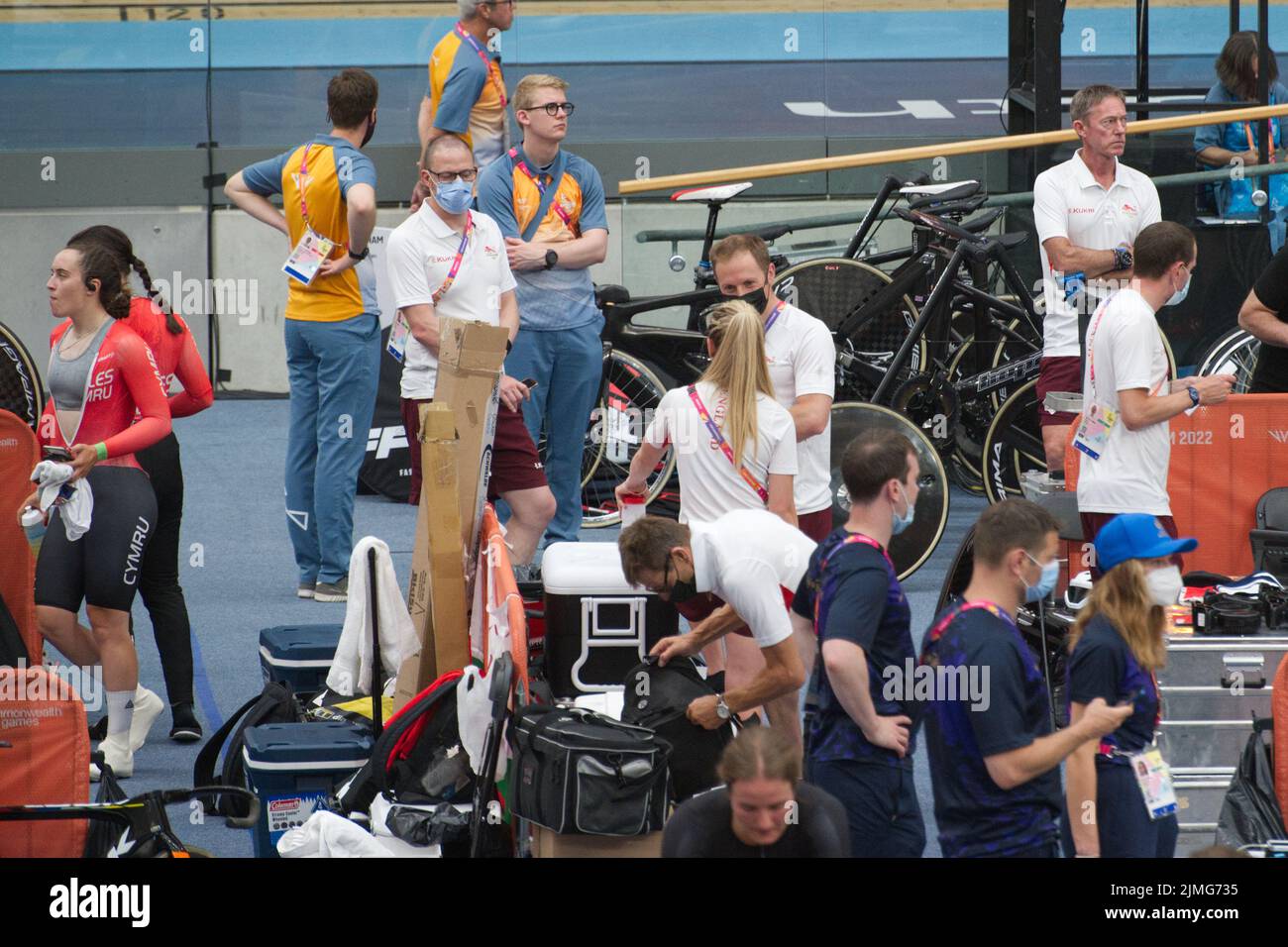 Birmingham 2022 Commonwealth Games cycling at the London velodrome Stock Photo Alamy