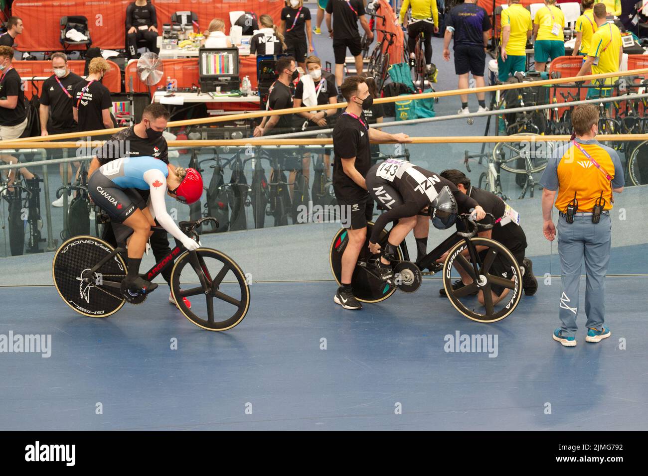 Birmingham 2022 Commonwealth Games cycling at the London velodrome Stock Photo Alamy