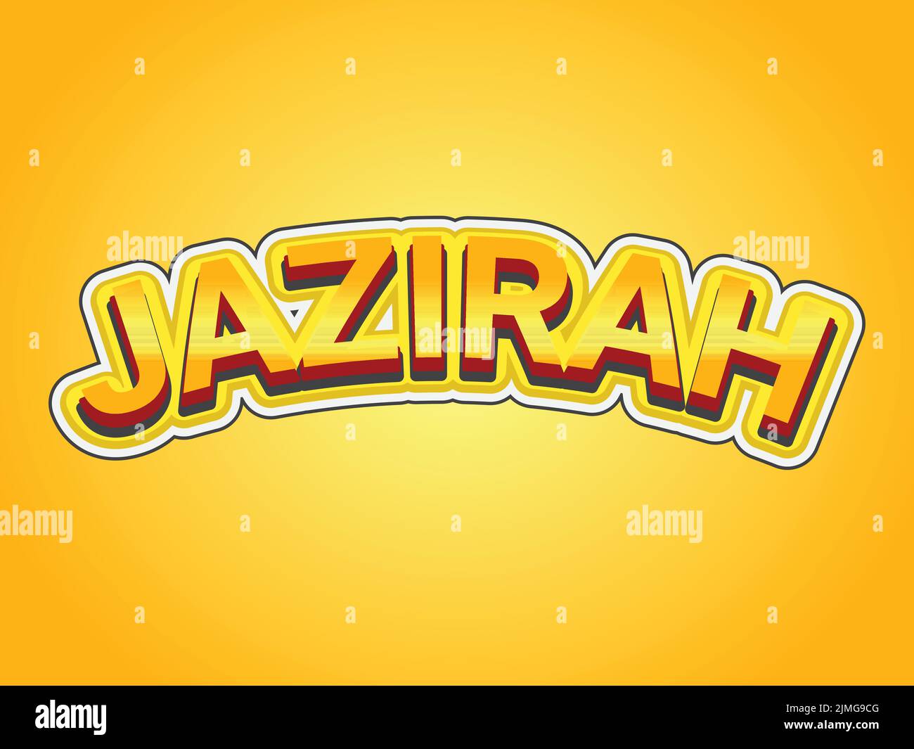 text effect template with 3d bold style use for log Stock Vector