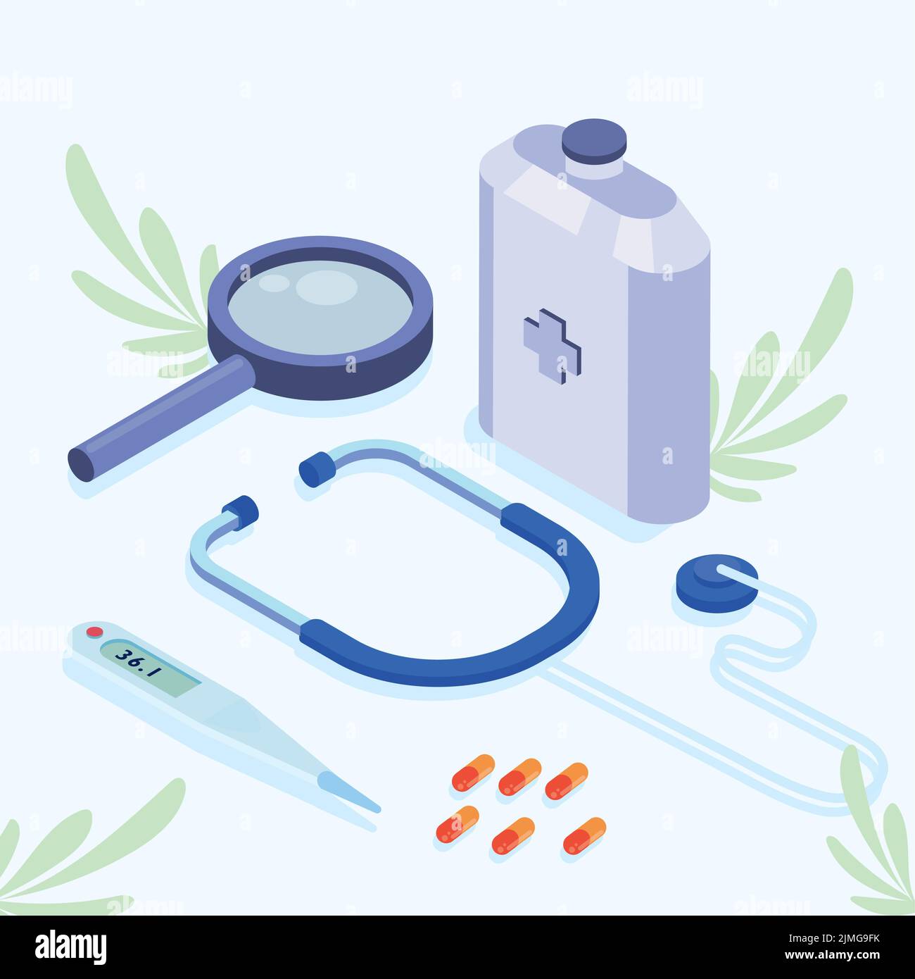 isometric medical illustration Stock Vector Image & Art - Alamy