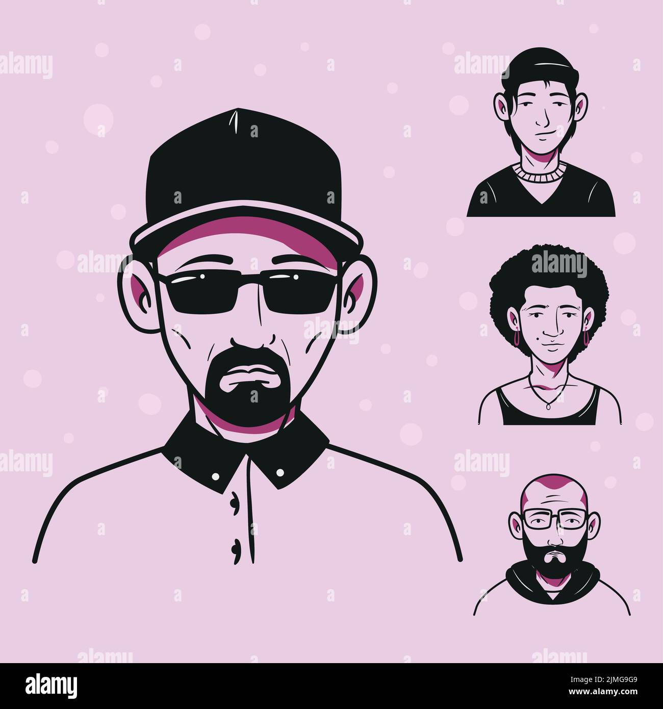 people group poster Stock Vector Image & Art - Alamy