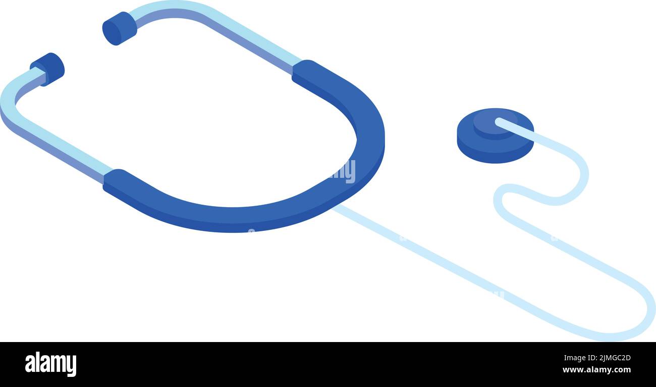 isometric medical stethoscope Stock Vector Image & Art - Alamy