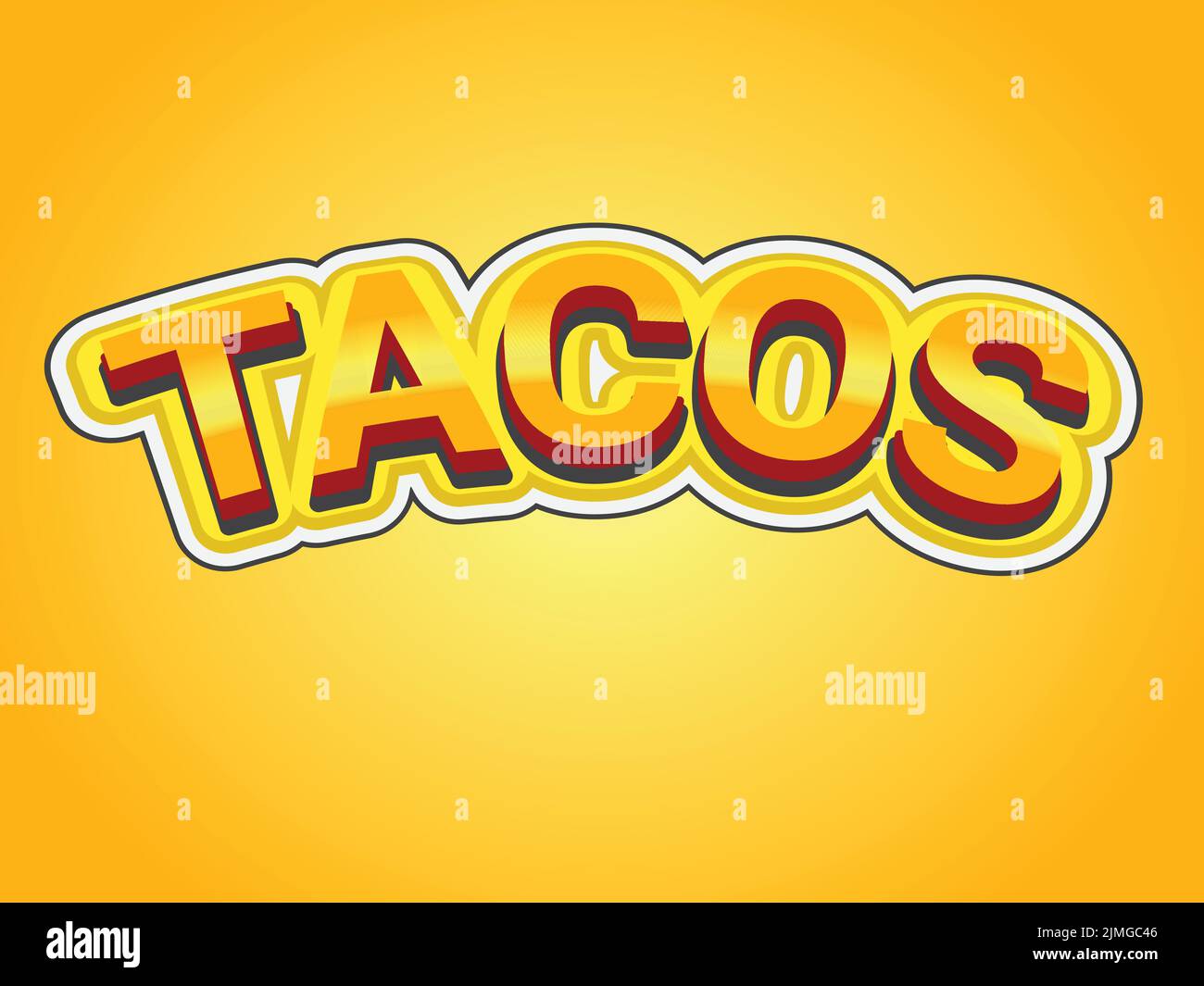 text effect template with 3d bold style use for log Stock Vector