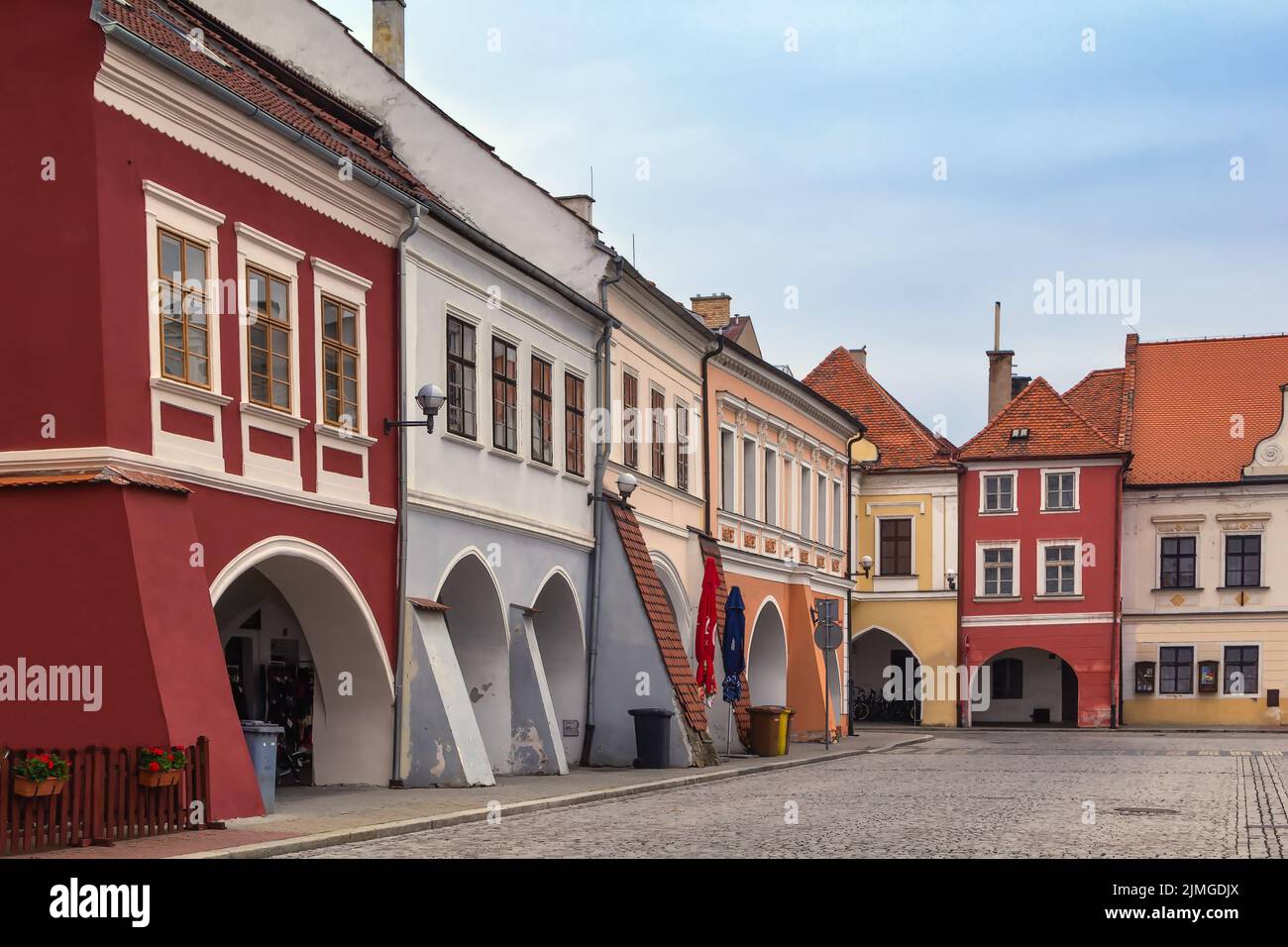 Main square in Kadan, Czech republic Stock Photo - Alamy