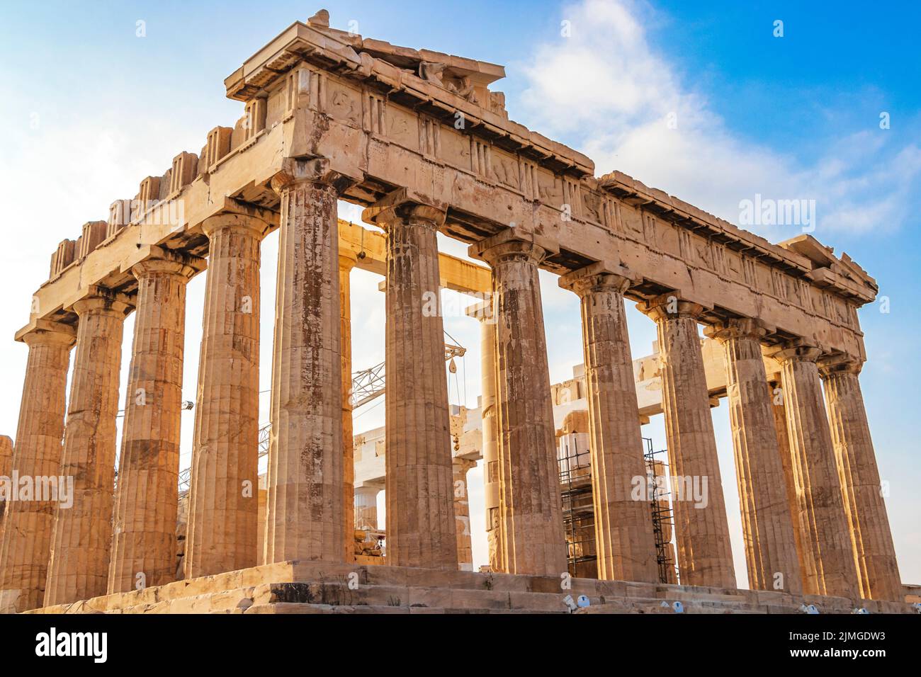 Acropolis of Athens ruins Parthenon Greeces capital Athens in Greece. Stock Photo