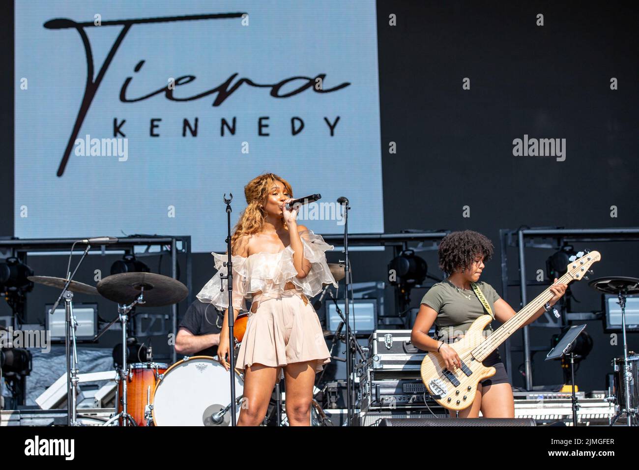 Tiera Kennedy during the Windy City Smokeout Music Festival on August 5