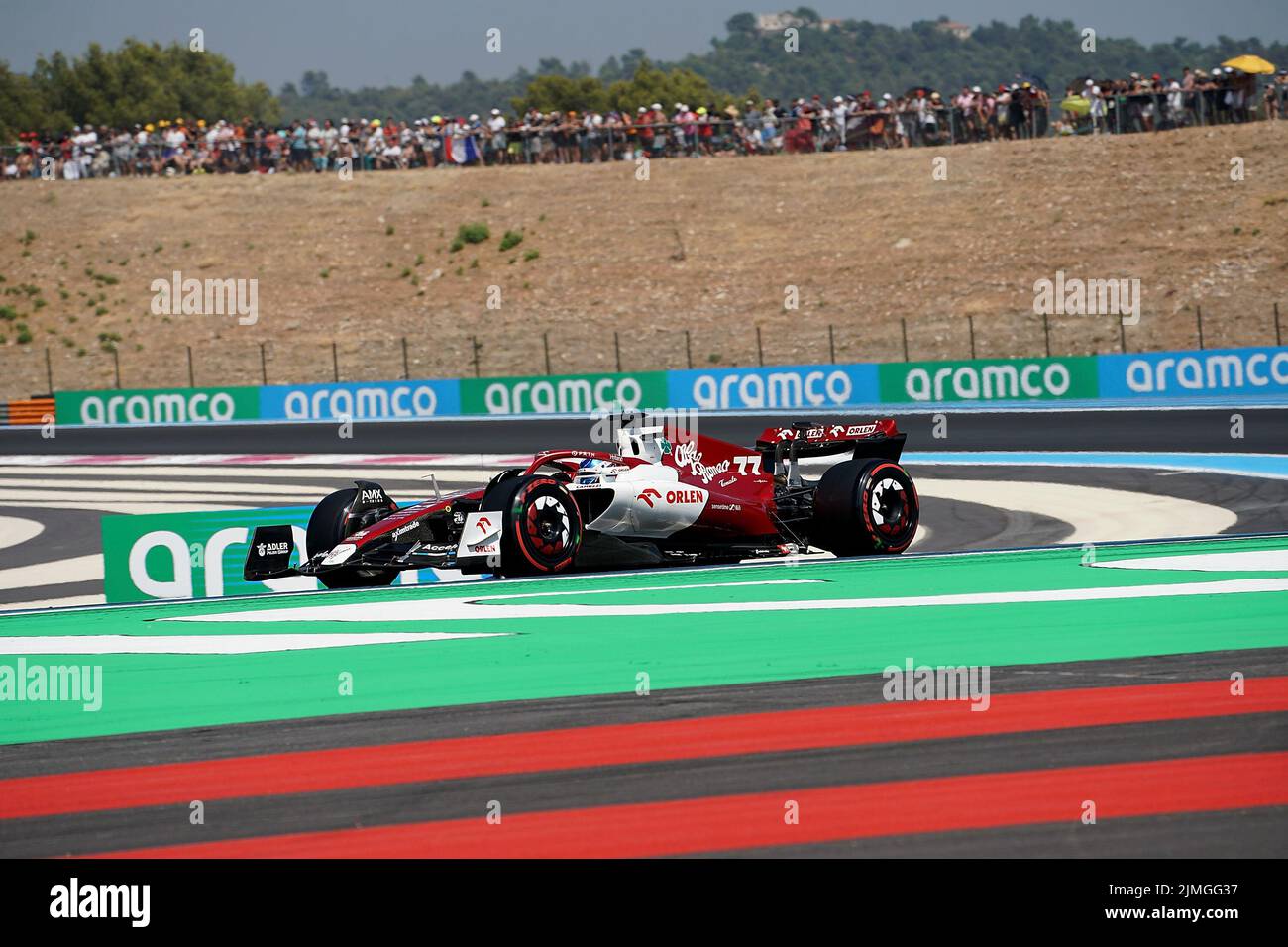 23.07.2022, Circuit Paul Ricard, Le Castellet, FORMULA 1 LENOVO GRAND PRIX DE FRANCE 2021  , im Bild Valtteri Bottas (FIN), Alfa Romeo F1 Team ORLEN Stock Photo