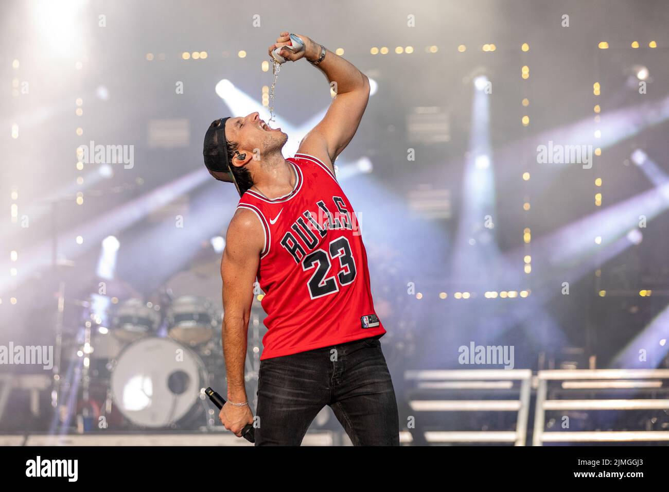 Chicago, USA. 05th Aug, 2022. Russell Dickerson during the Windy City