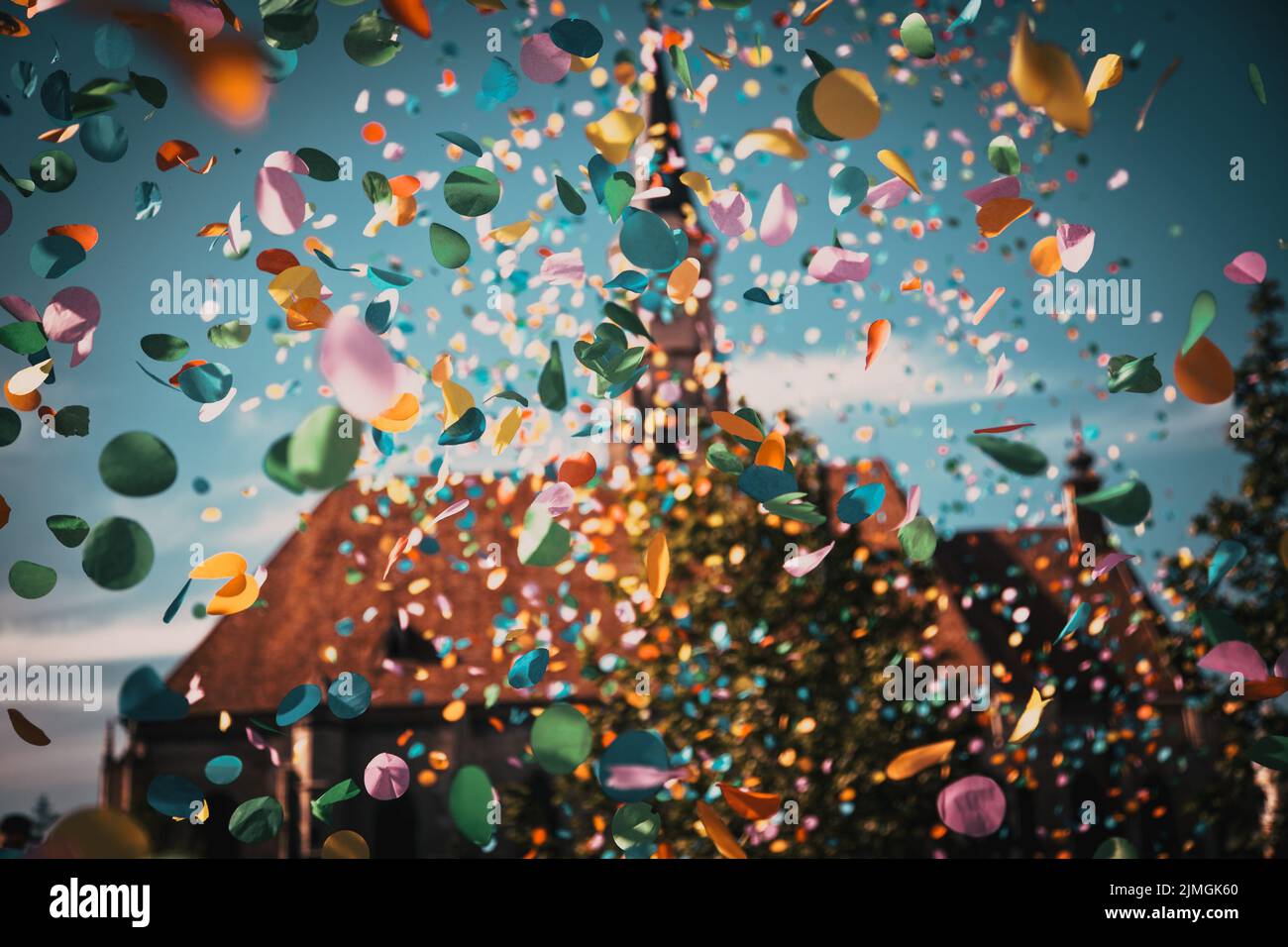 Celebration confetti hi-res stock photography and images - Alamy