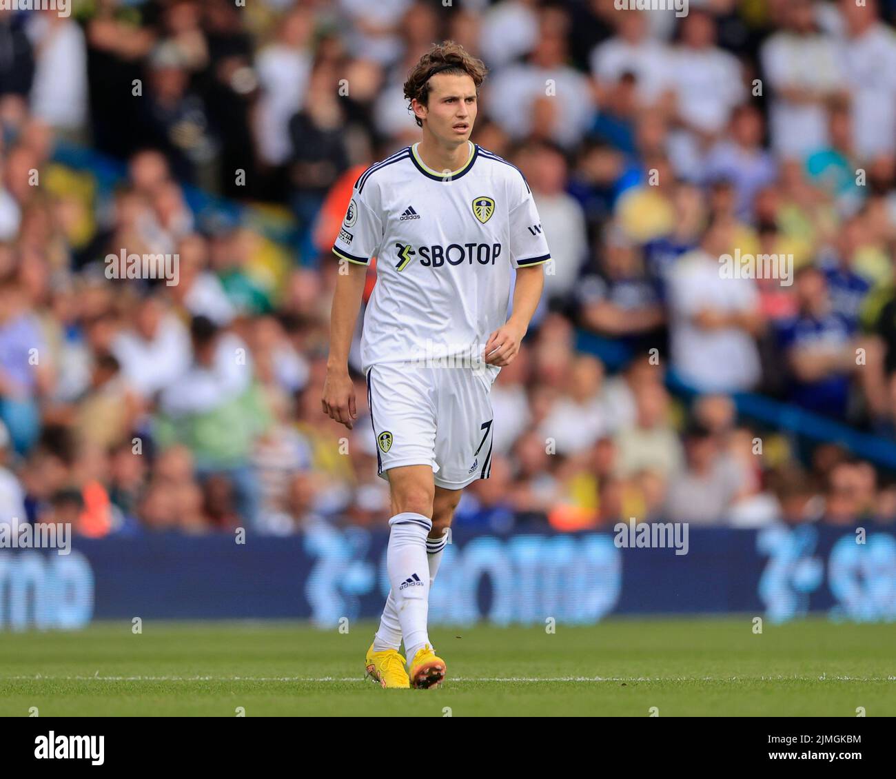 Brenden Aaronson 7 of Leeds United Stock Photo Alamy