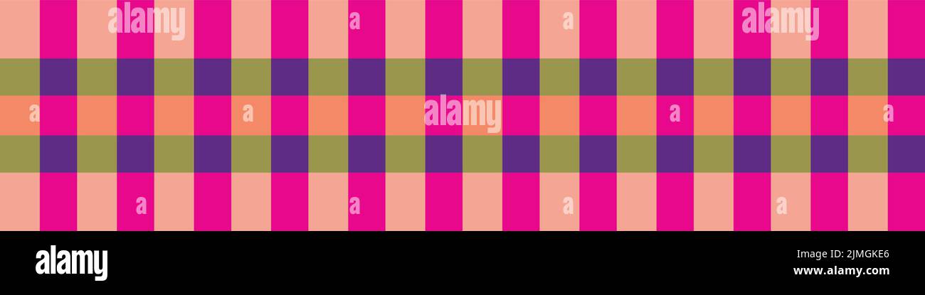 simple pink plaid seamless vector classic pattern Stock Vector