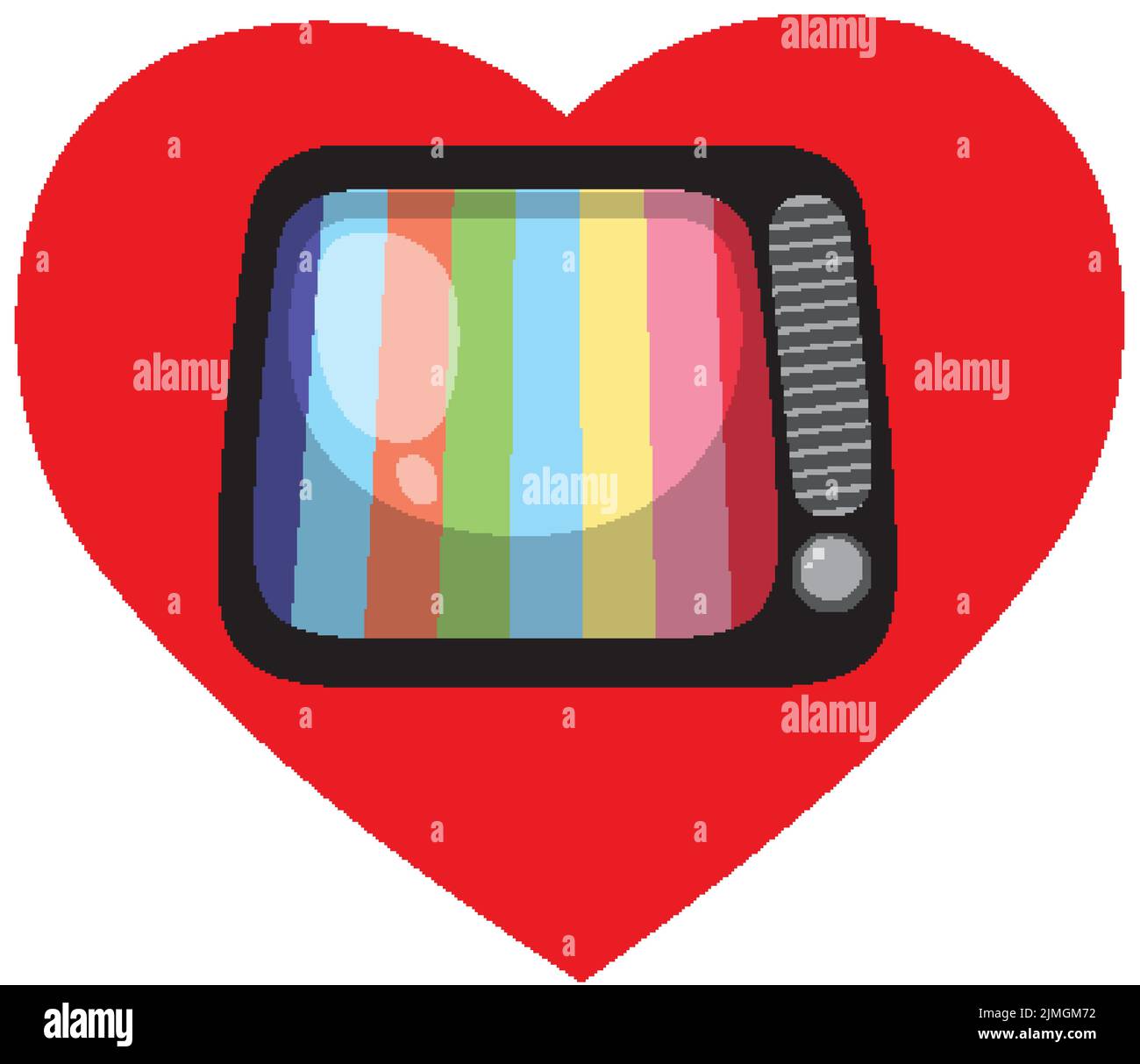 Old vintage television isolated illustration Stock Vector Image & Art ...