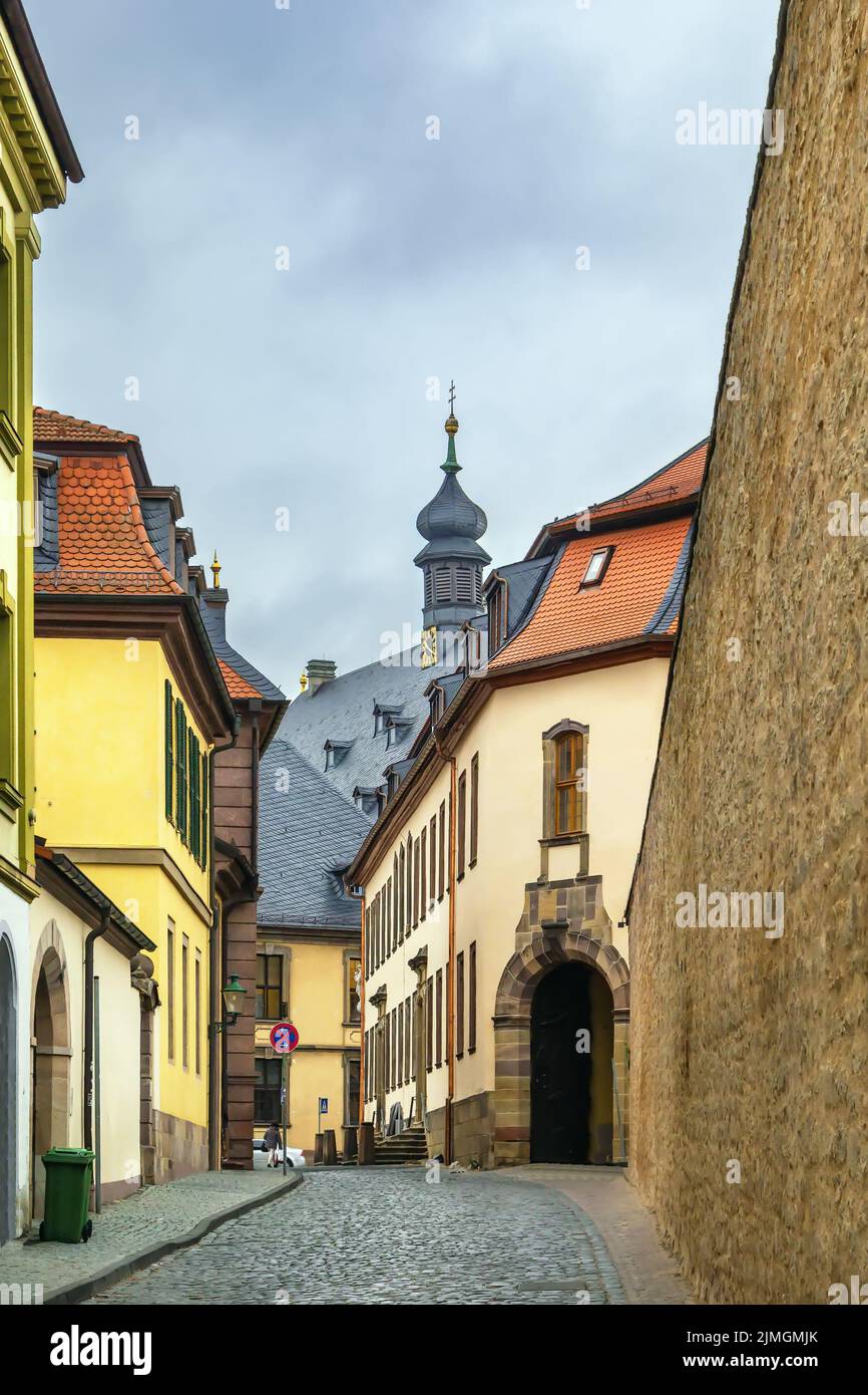 Street in Fulda, Germany Stock Photo Alamy