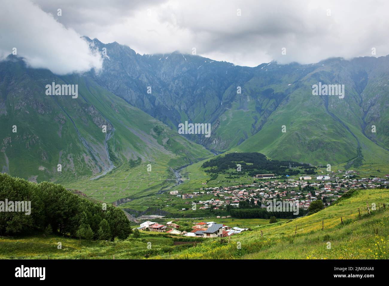 Mountains of the Caucasus Stock Photo