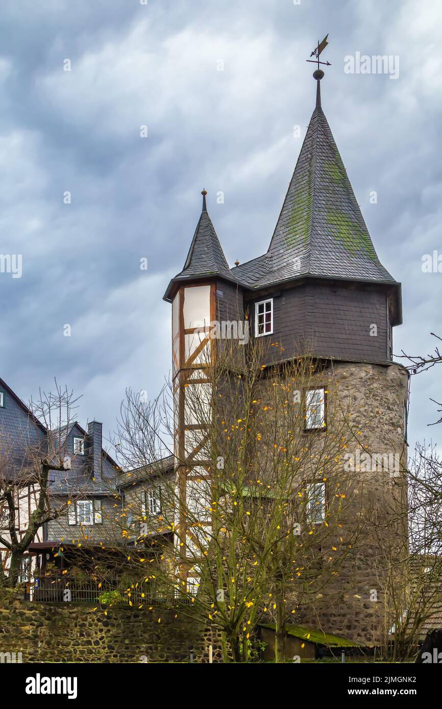 Tower in Braunfels, Germany Stock Photo