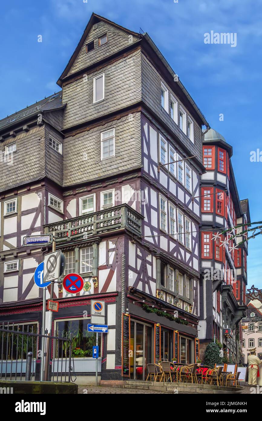 Street in Marburg, Germany Stock Photo Alamy
