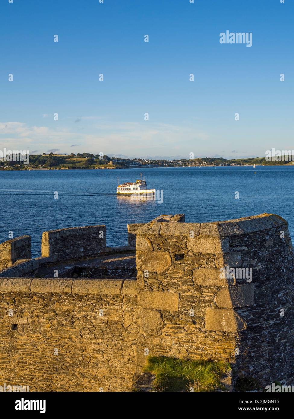 Little Dennis Fort, Pendennis Point, Falmouth, England, UK. Stock Photo
