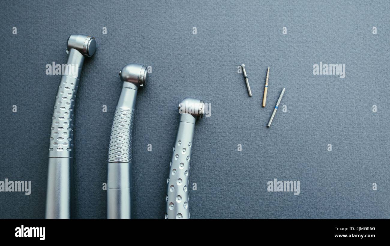 professional instrument dental turbine burs Stock Photo Alamy