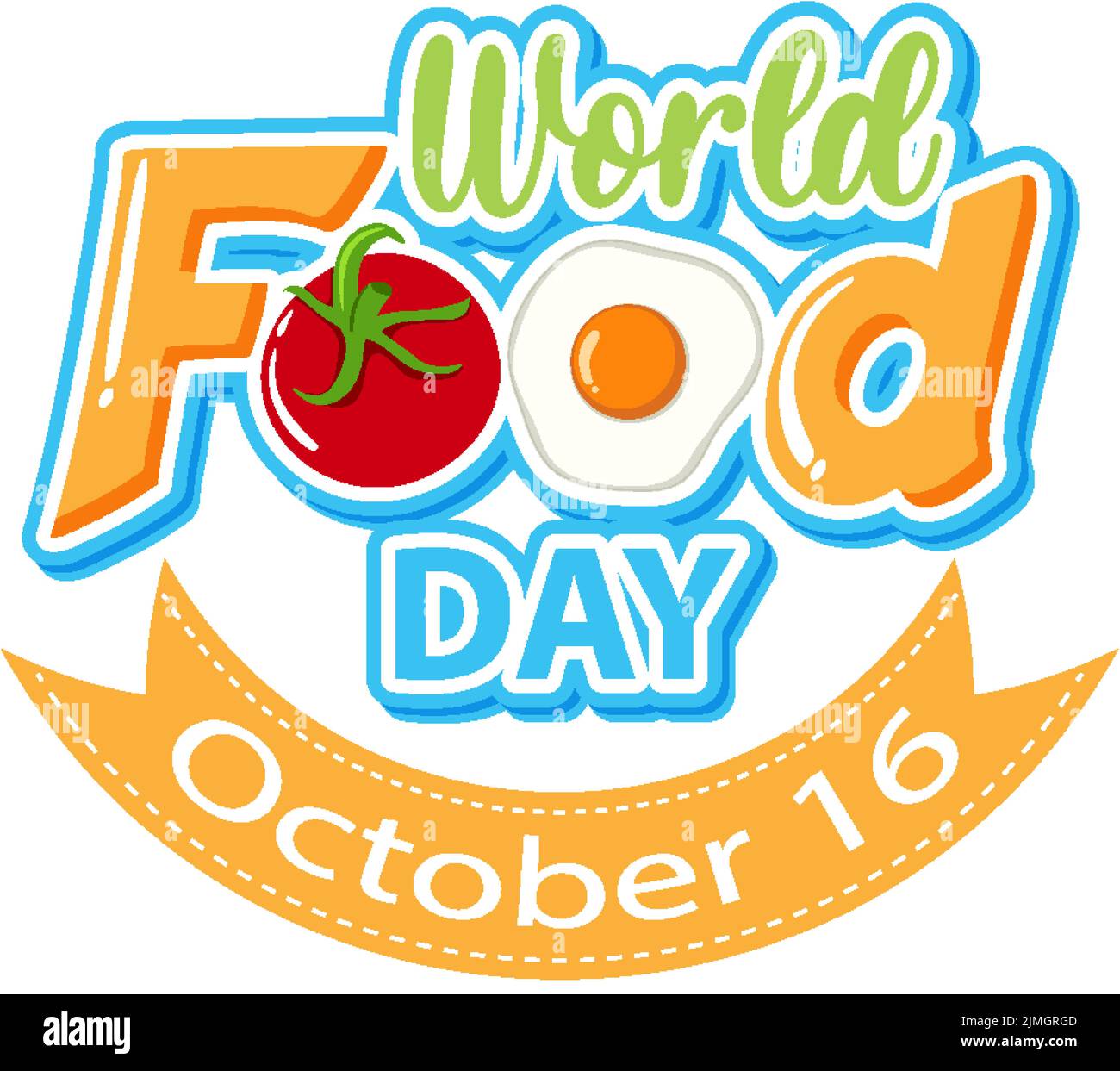world-food-day-poster-design-illustration-stock-vector-image-art-alamy