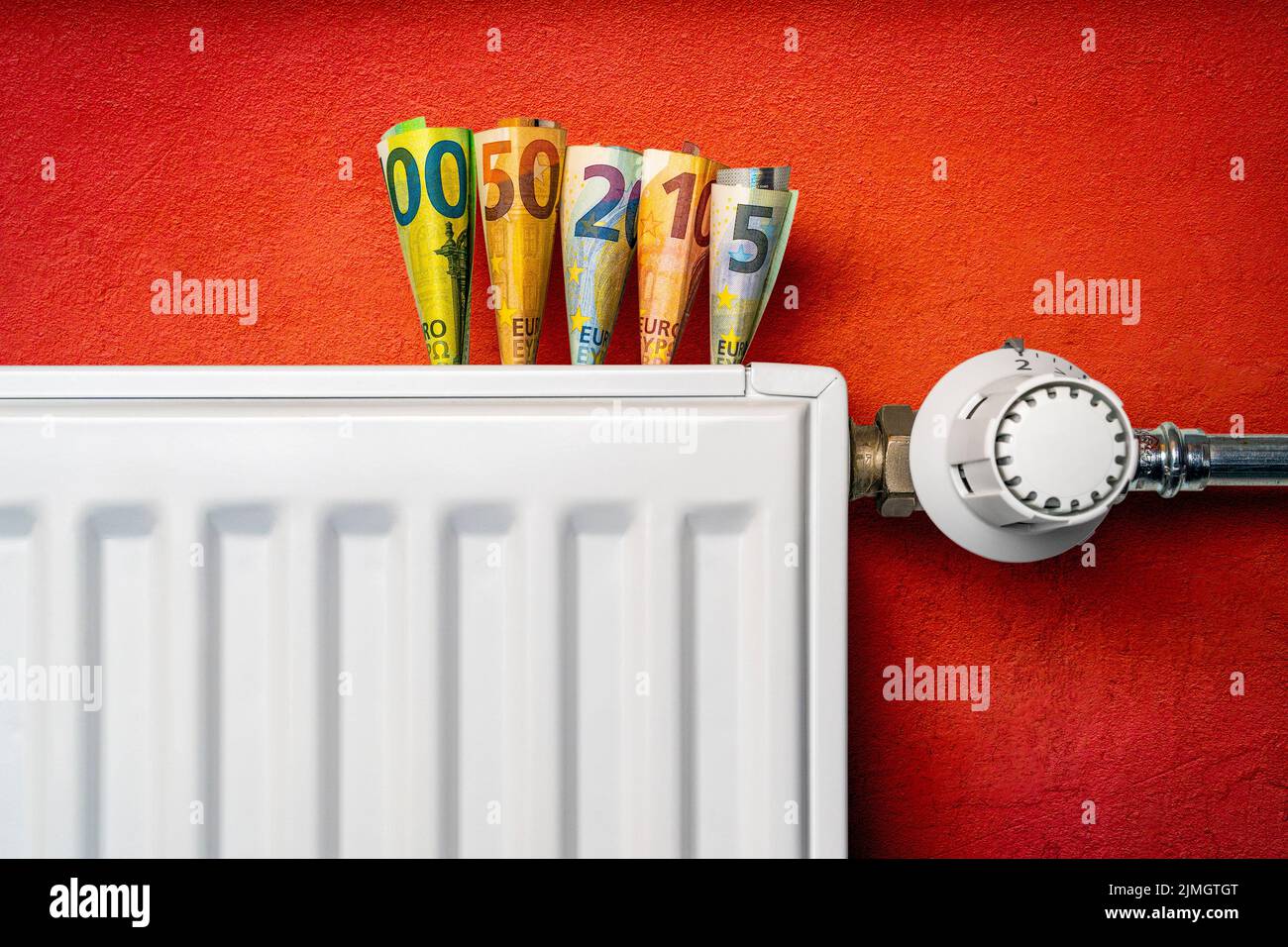 Concept of expensive heating costs Stock Photo Alamy