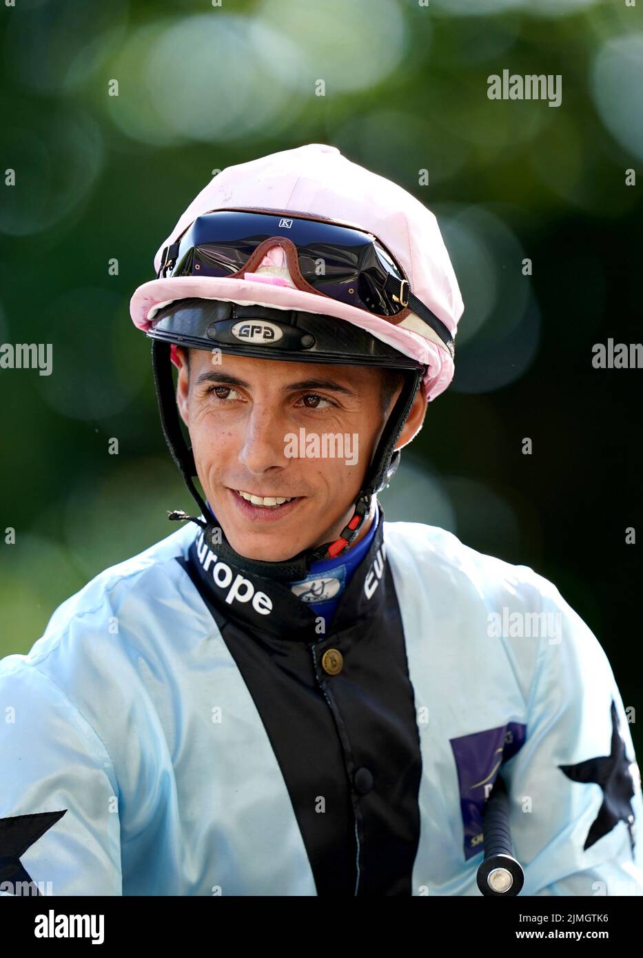 Antonio Fresu, jockey during the Shergar Cup Meeting at Ascot Racecourse. Picture date: Saturday August 8, 2022. Stock Photo