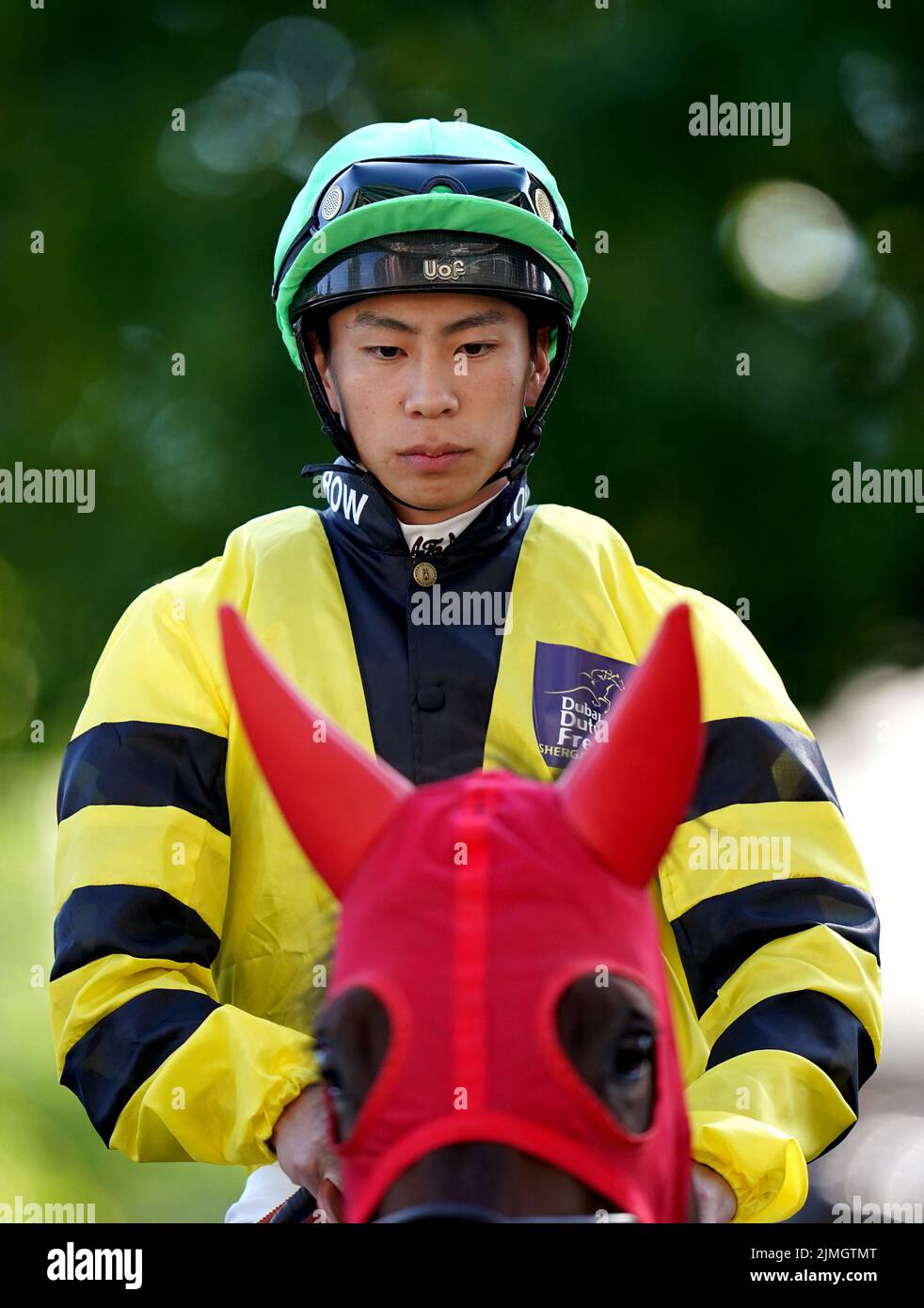 Takeshi Yokoyama, jockey during the Shergar Cup Meeting at Ascot Racecourse. Picture date: Saturday August 8, 2022. Stock Photo