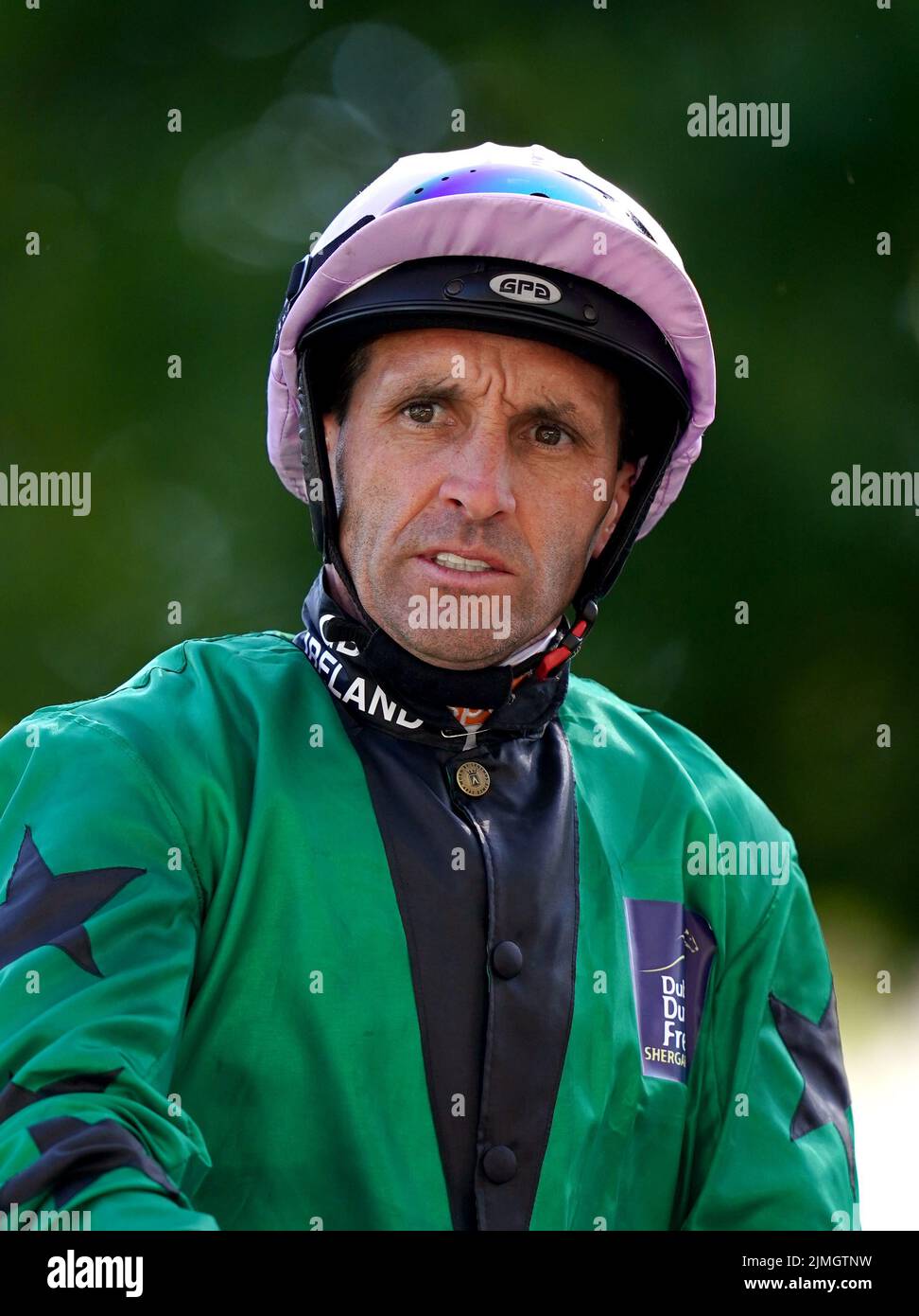 Neil Callan, jockey during the Shergar Cup Meeting at Ascot Racecourse. Picture date: Saturday August 8, 2022. Stock Photo
