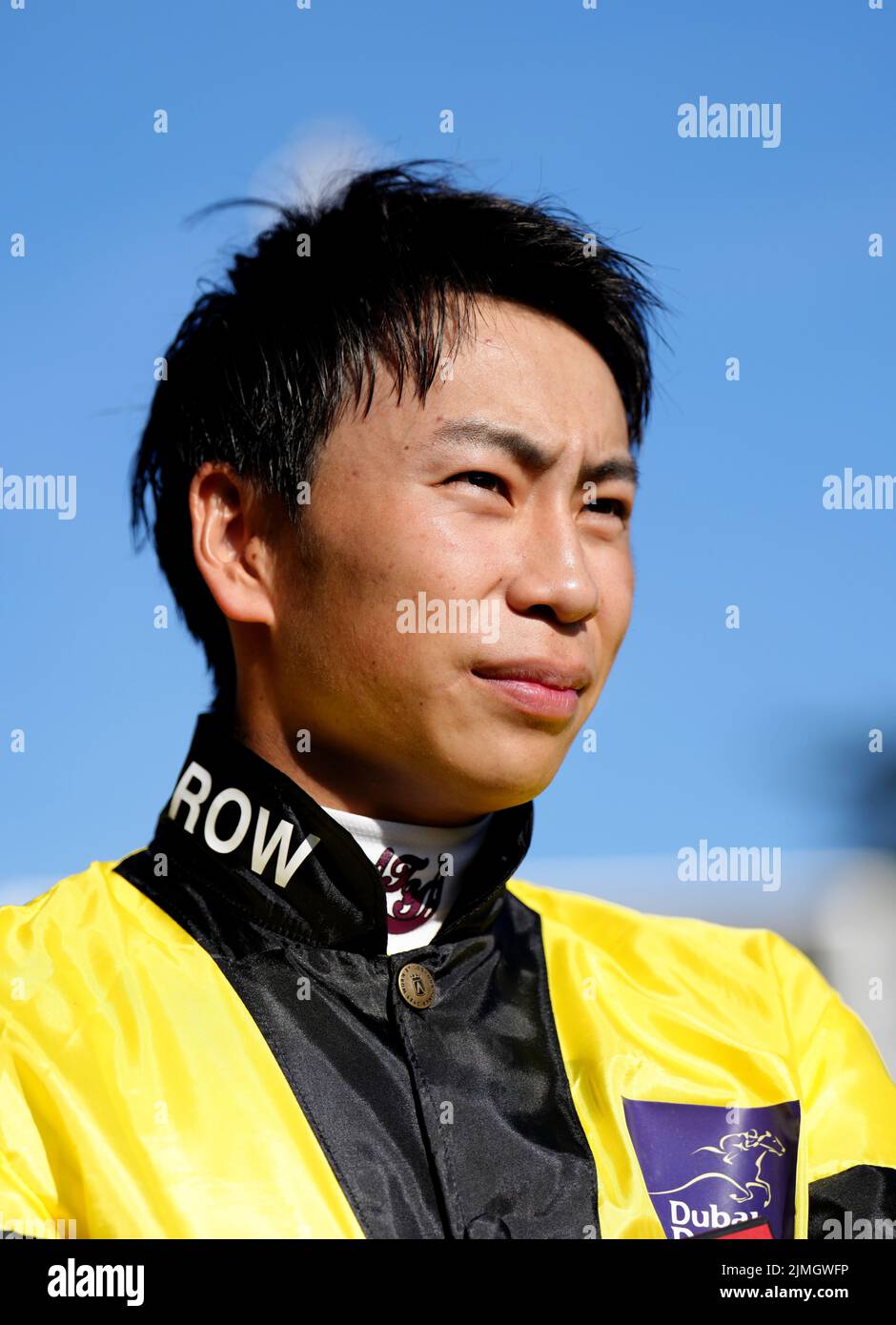 Takeshi Yokoyama, jockey during the Shergar Cup Meeting at Ascot Racecourse. Picture date: Saturday August 8, 2022. Stock Photo