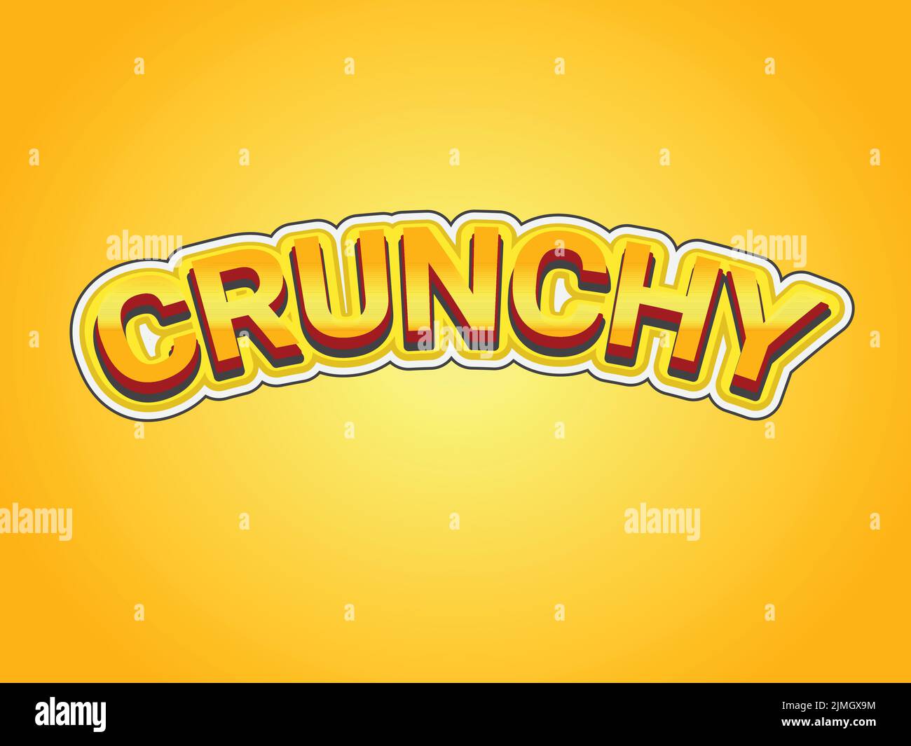text effect template with 3d bold style use for log Stock Vector