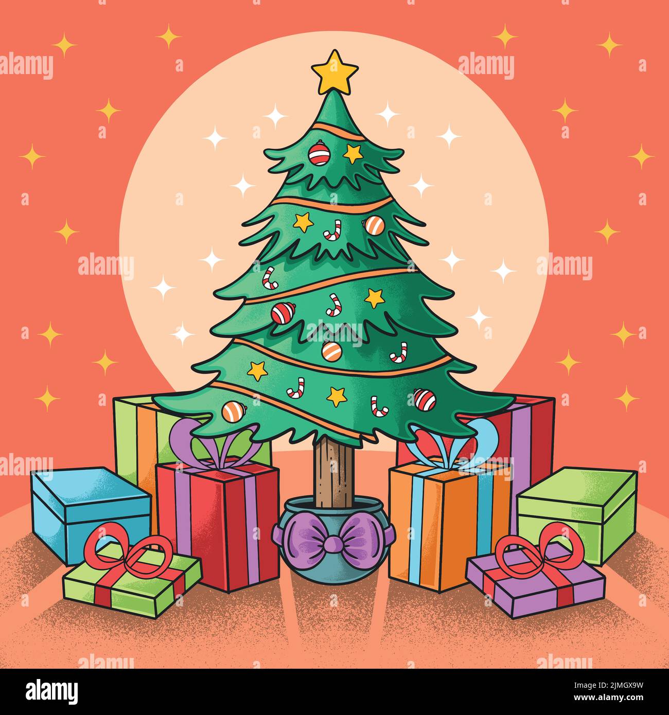 How To Draw Christmas Presents Under A Tree How To Draw Christmas Presents Under A Tree