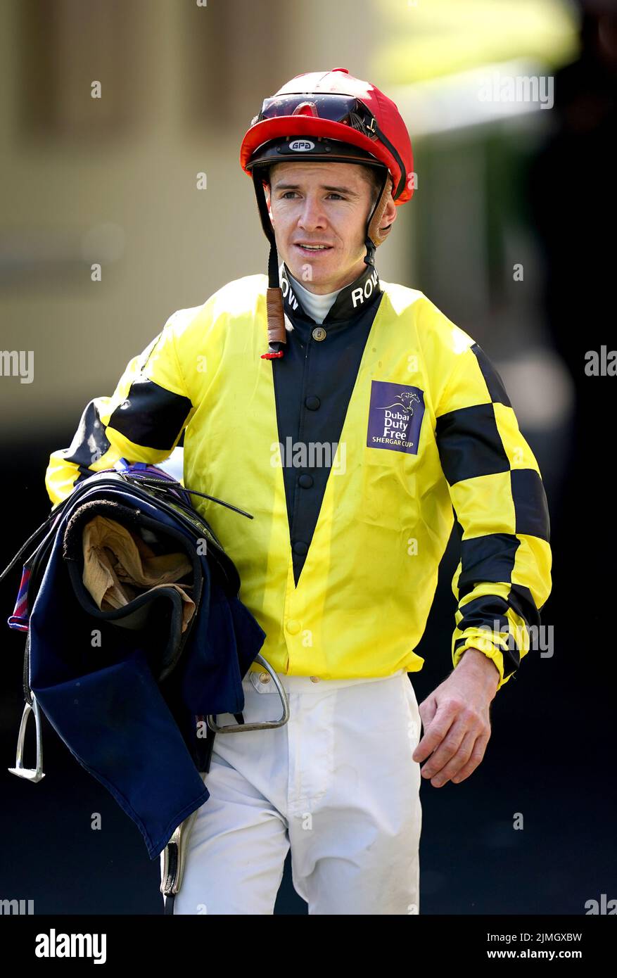 Jason Collett, jockey during the Shergar Cup Meeting at Ascot Racecourse. Picture date: Saturday August 8, 2022. Stock Photo