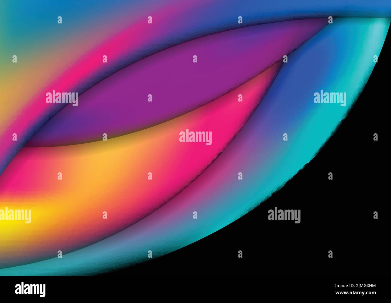 Colorful modern corporate liquid waves abstract background. Vector design Stock Vector