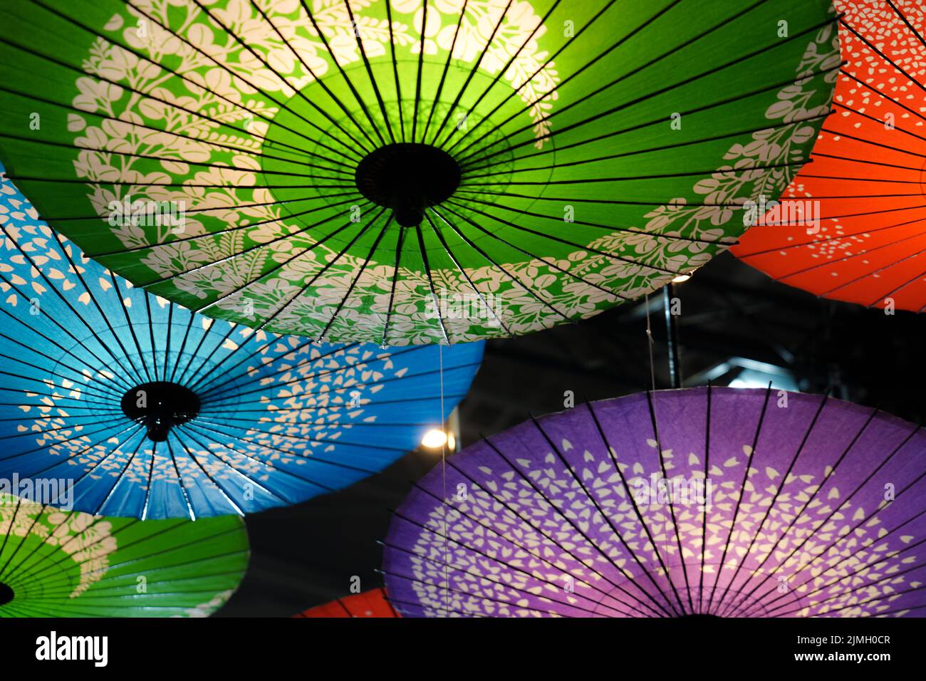 Image of colorful Japanese umbrella Stock Photo Alamy