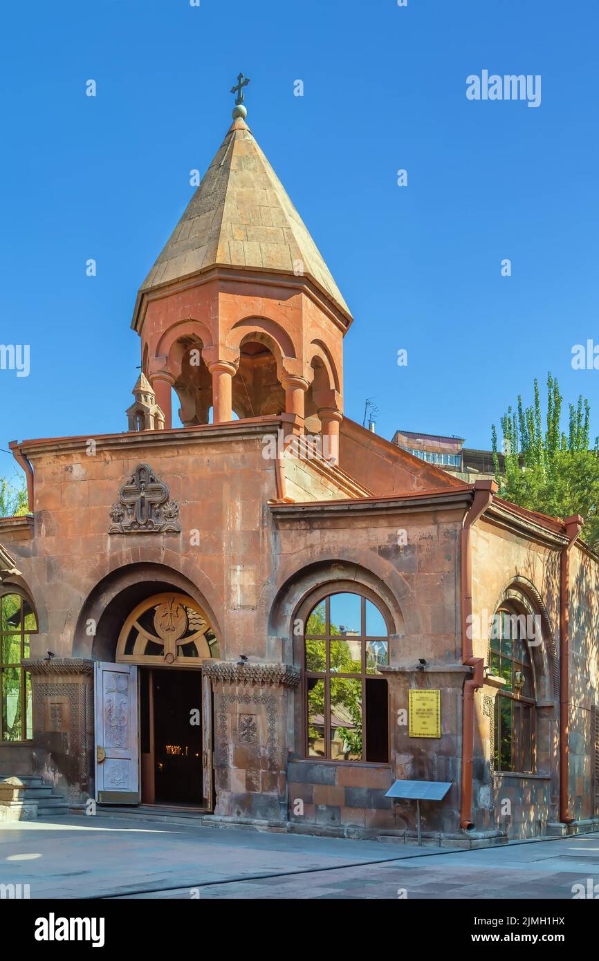 Zoravor Surp Astvatsatsin Church, Yerevan, Armenia Stock Photo
