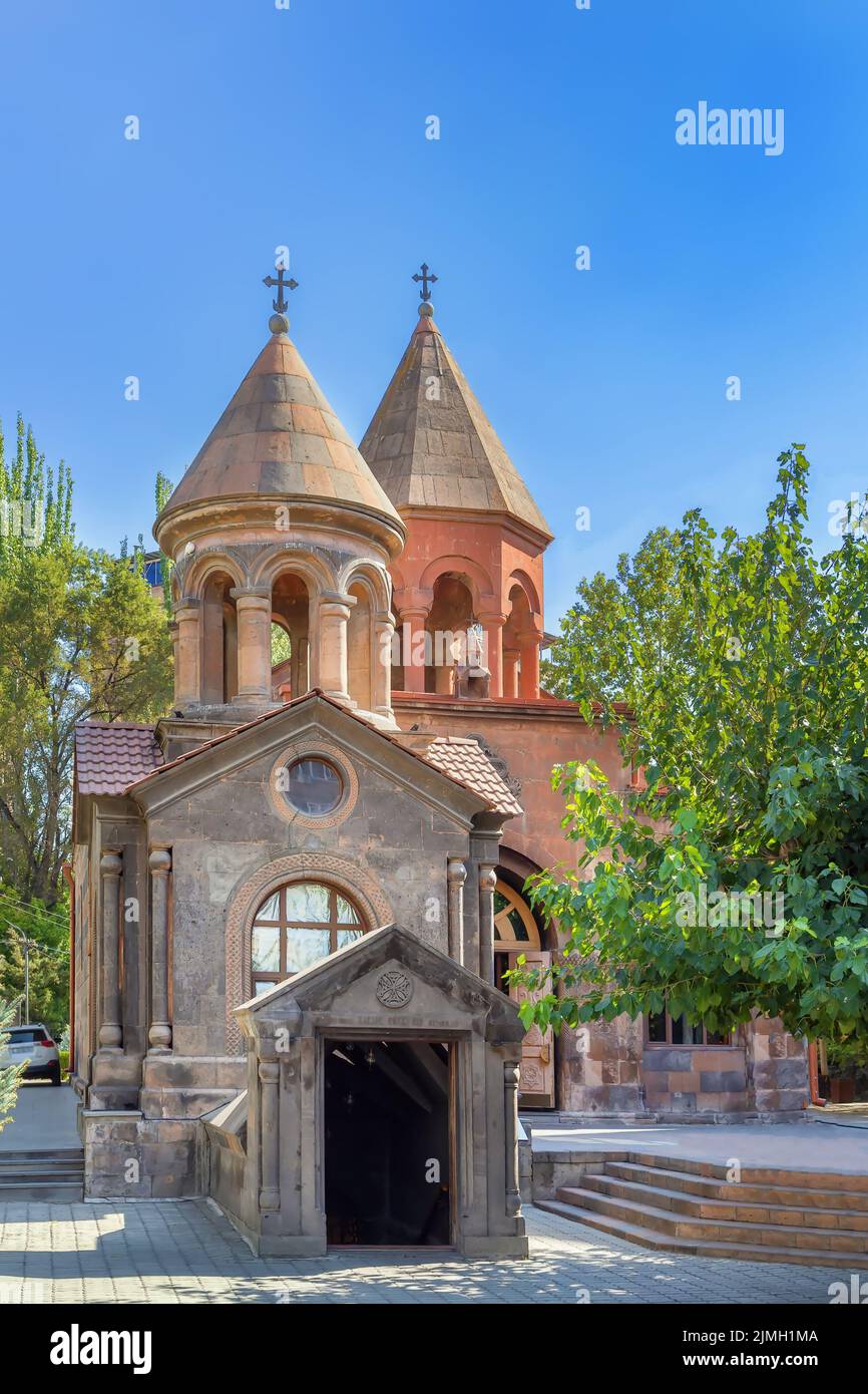 Zoravor Surp Astvatsatsin Church, Yerevan, Armenia Stock Photo